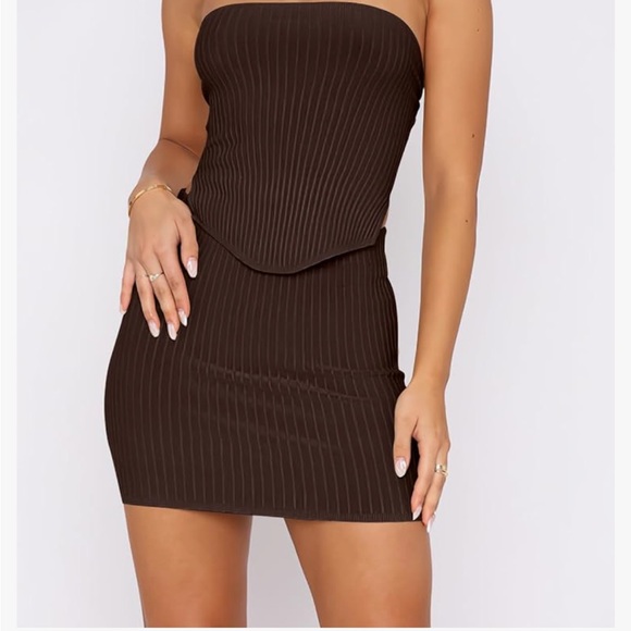 Elegant Brown 2 piece set - Picture 3 of 7